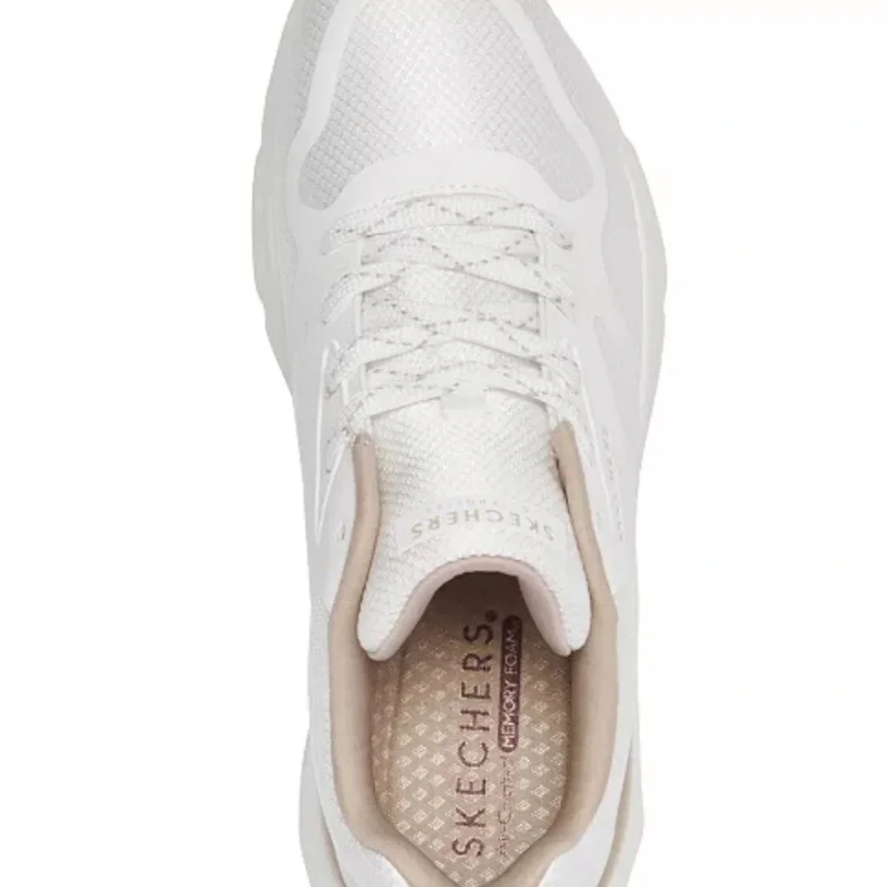 Skechers Street Women's Tres-Air Uno Modern Affair Casual Sneakers Sz 8‎ White